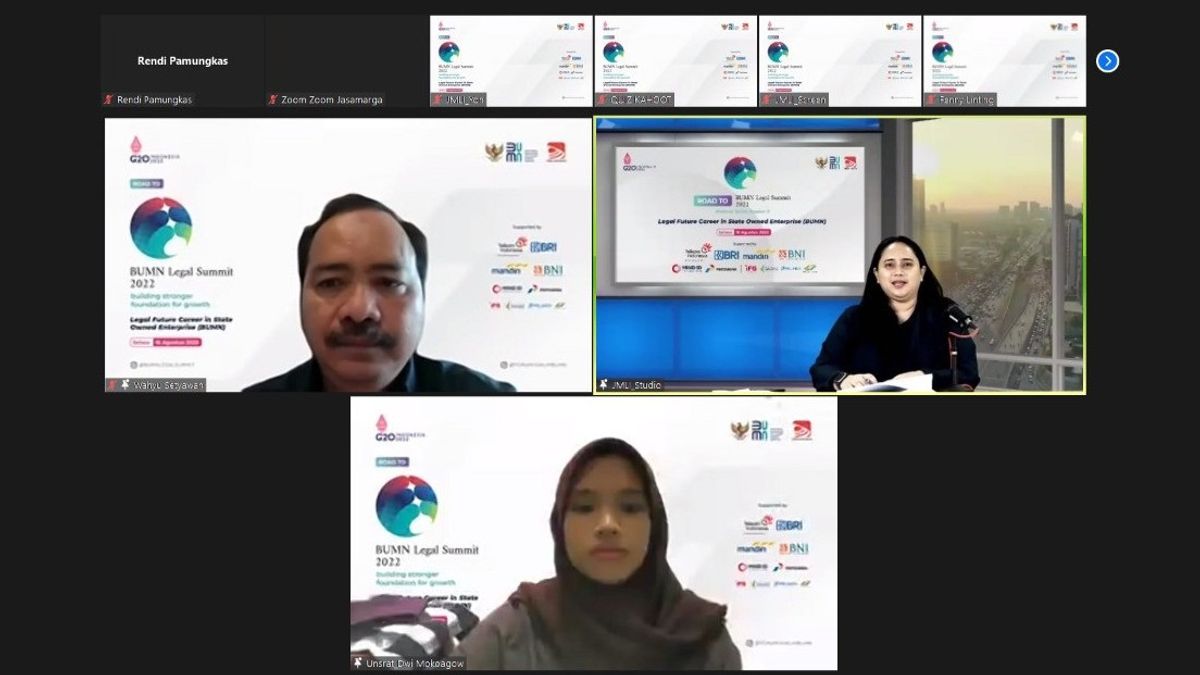 Ahead Of The 2022 BUMN Legal Summit, The Ministry Of BUMN And The BUMN Legal Forum Are Re-educating Indonesian Students