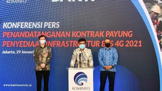 Tandatangani Kontrak Pembangunan BTS 4G, Kominfo Mau Lanjutkan Lelang 5G?