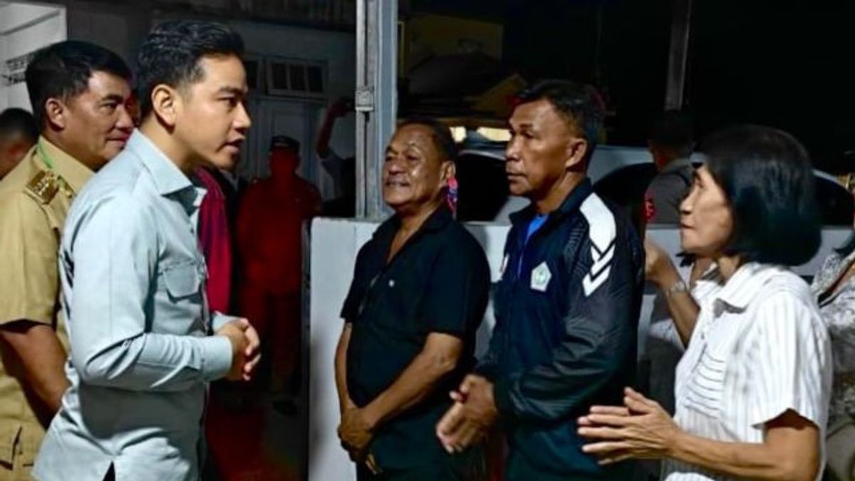 Usai Kunjungan ke NTT, Gibran Datangi Korban Gempa di Minahasa Sulut