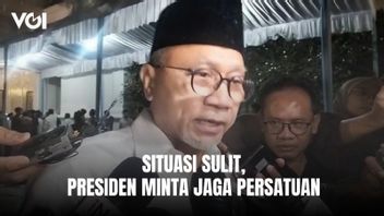 Zulkifli Hasan conveys President Prabowo's message, maintain unity in difficult situations