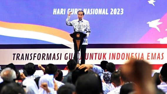 Pesan Penting Ini Disampaikan Presiden Jokowi di Hari Guru Nasional
