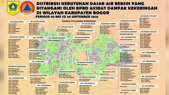 37 Districts In Bogor Affected By Drought