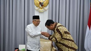 Wapres Ma'ruf Amin Silaturahmi dengan Menhan Prabowo dan KSAD