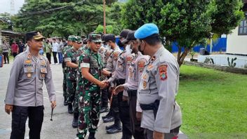 زيارة شرطة تيلوك ونداما غرب بابوا ، بانغدام كاسواري: TNI-Polri Synergy ليس مجرد شعار ، يجب أن تحبوا بعضكم البعض
