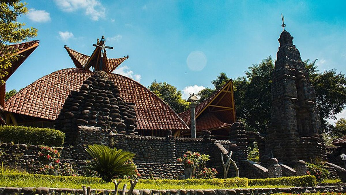 Église Puhsarang Kediri, Java Est Déterminée comme patrimoine culturel