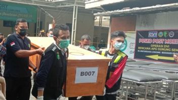DVI East Java Police Hands Over 5 Bodies Of Victims Of The Mount Semeru Eruption
