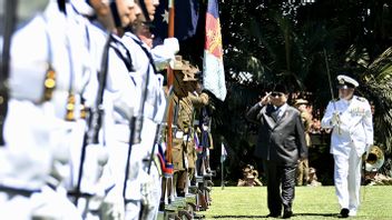 Presiden Prabowo Disambut Upacara Kenegaraan di Australia