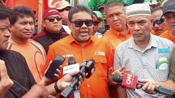 No Members Of The Standing Council In The DPR During The Labor Action, Said Iqbal Threatened To Hold A Bigger Action
