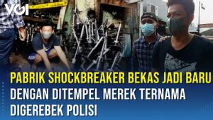 Video: Pabrik Shockbreaker Rekondisi yang Ditempel Merek Ternama Palsu Digerebek Polisi