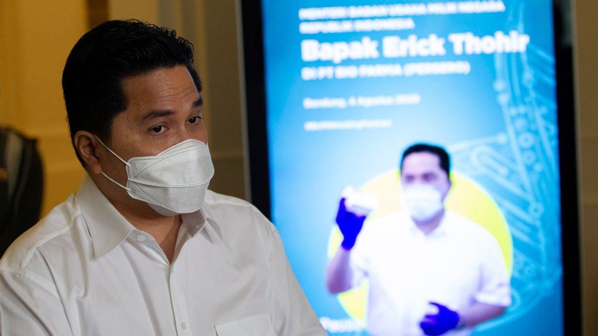 The House Of Representatives Assessing Erick Thohir As A Challenger For The COVID-19 Vaccine