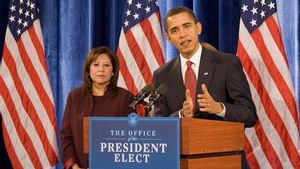 Mengingat Pidato Pertama Barack Obama sebagai Presiden yang Memberi Masyarakat AS Harapan
