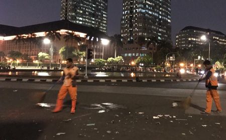 Demo Bubar, Akses Jalan Sekitar Istana dan Monas Kembali Dibuka