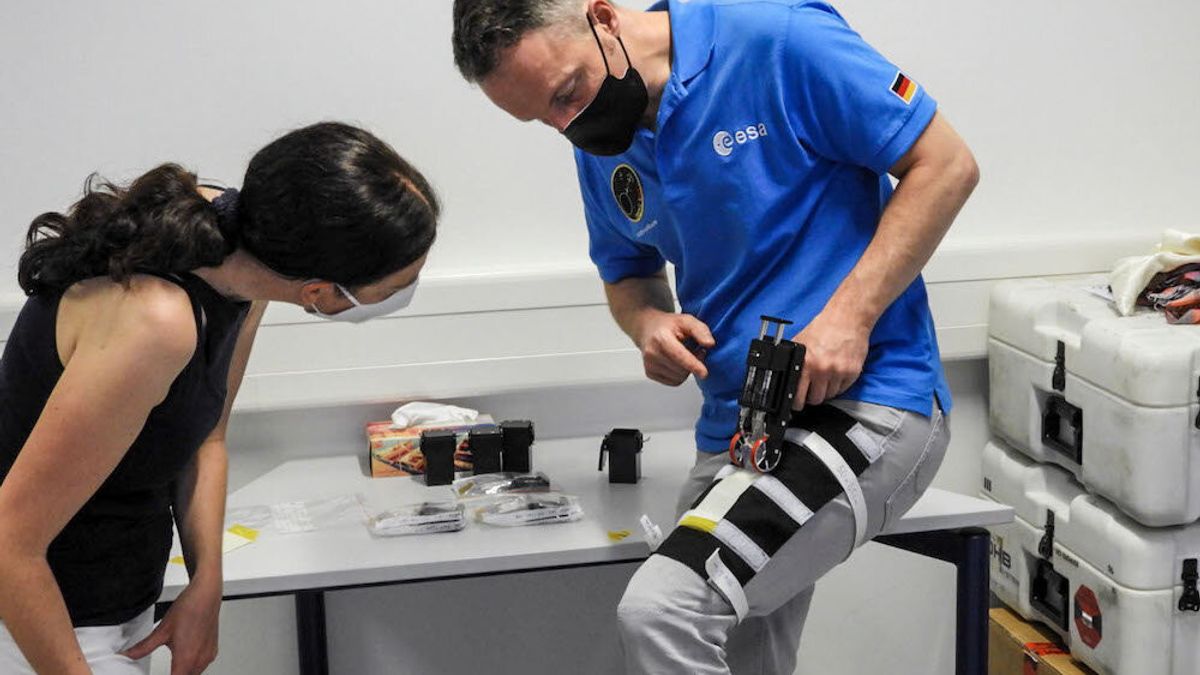 宇航员试验由人体皮肤制成的绷带
