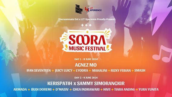 Resmi Tambah Hari, SOORA Music Festival 2024 Umumkan Mahalini hingga D'Masiv di Lineup