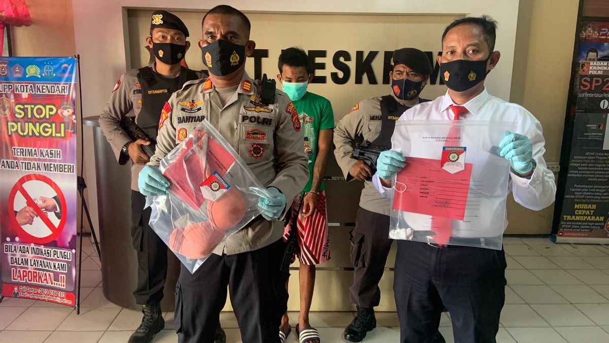 Pakai Bra Jadi Masker, Pencuri di Perumahan Elite Citraland Kendari yang Menganiaya Korban Diciduk