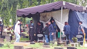 Polda Metro Jaya Bongkar Makam Dante, Tamara Tyasmara dan Angger Dimas Ikut Hadir