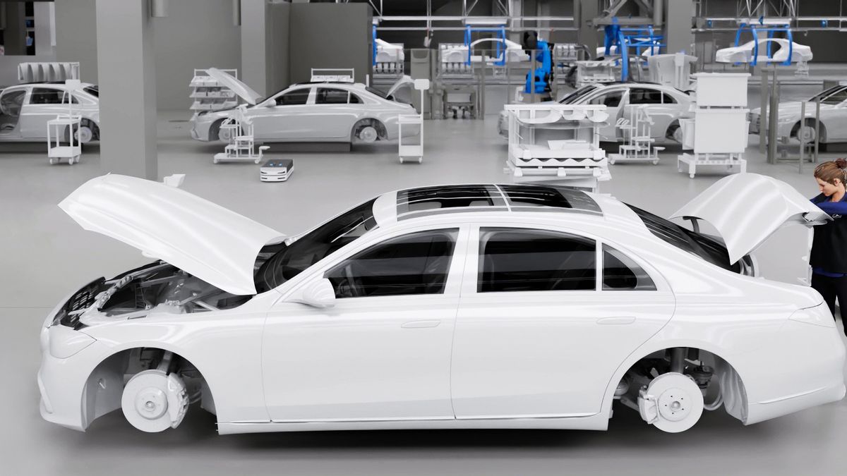 Kerja Sama dengan NVIDIA, Mercedes-Benz Mulai Memproduksi Mobil di Metaverse