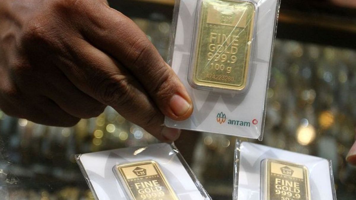 Harga Emas Antam Kembali Melesat Jadi Rp1,568 Juta per Gram