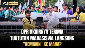 VOI Hari Ini: DPR Berdialog dengan Mahasiswa, Kaji Tuntutan 17+8, Langkah Perubahan atau Pencitraan?