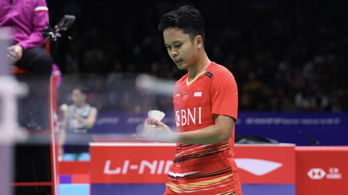 China Masters 2023: Anthony Ginting Loses, Indonesian Singles Representative Runs Out