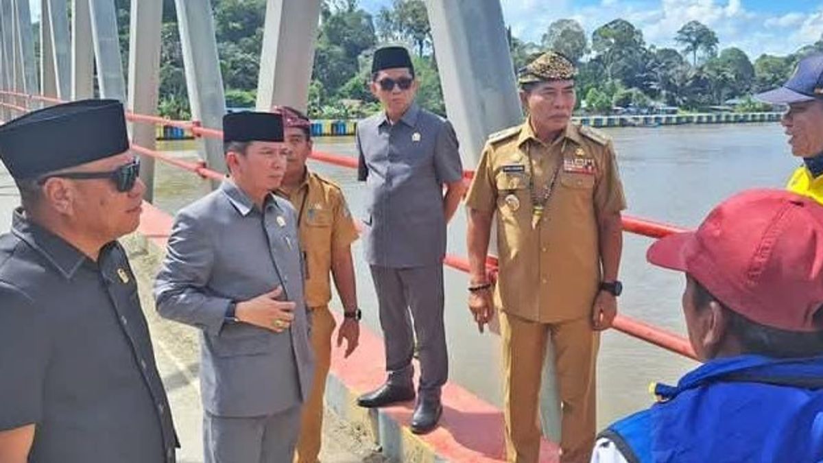 Gubernur Kaltara Cek Kondisi Jembatan Sei Kayan, BPJN Ganti 16 Baut Rusak 