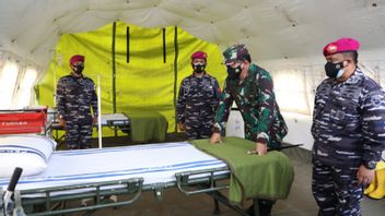 TNIはCOVID-19患者のためのフィールド病院で650のベッドを準備します