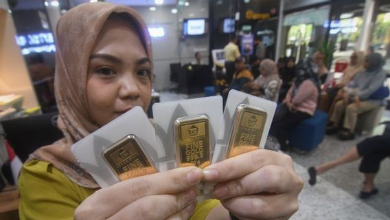 Naik Rp10.000, Harga Emas Antam Hari Ini Jadi Rp1,396 juta per Gram