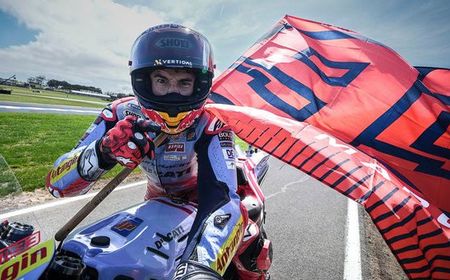 Marc Marquez Raih Gelar GP Australia Setelah Duel Sengit dengan Jorge Martin