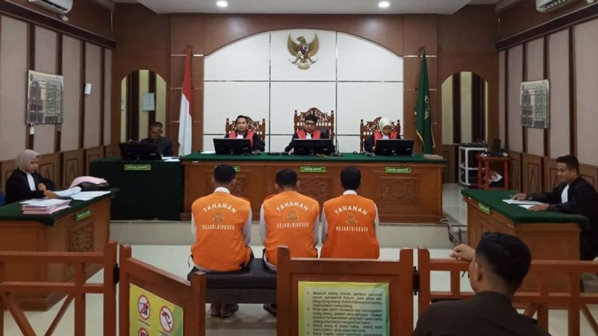 Aceh Bireuen District Court Sentenced Dead 3 Smugglers 40 Kilograms Of Shabu