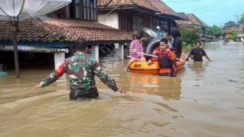 Muara Enim Sumsel Terendam Banjir, BPBD Bangun 45 Posko的8个分区