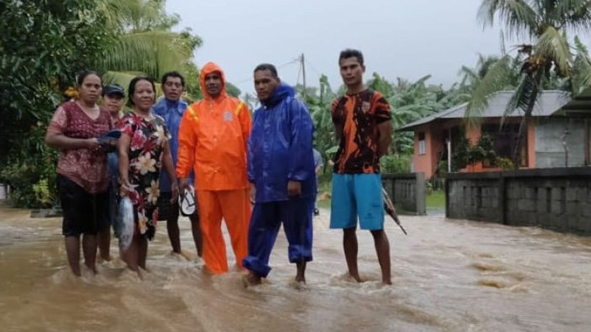 Diguyur Hujan Deras 2 Jam, Pulau Batang Dua Ternate Langsung Kebanjiran