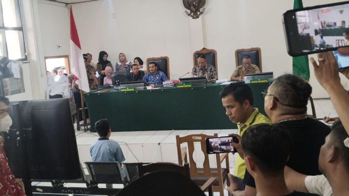 The Main Perpetrator Of The Murder Of A Junior High School Student In Palembang Was Sentenced To 10 Years In Prison