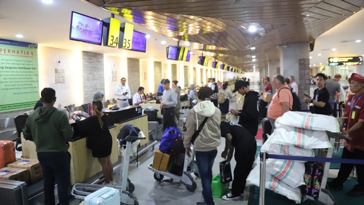 Les passagers de l’aéroport I Gusti Ngurah Rai de Bali jusqu’à H-3 Lebaran atteignent 324 000 personnes
