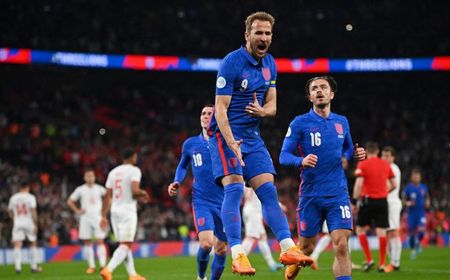 Inggris Vs Swiss: Penalti Harry Kane Pastikan The Three Lions Menang 2-1