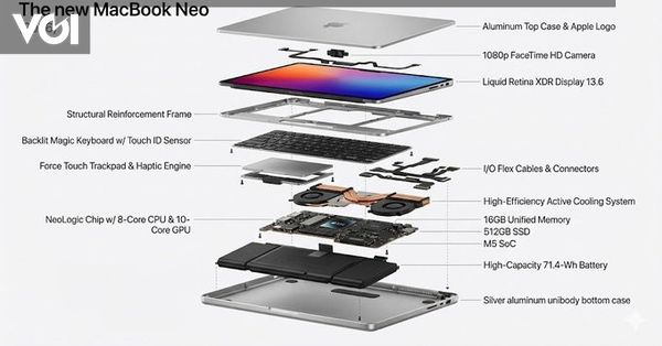 MacBook Neo Rivals Chromebooks, Equipped with A18 Pro Chip
