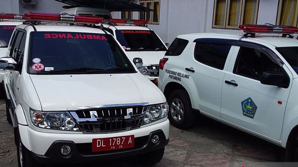 已经准备好的车辆，Puskesmas官员在Sangihe Sulut不仅在办公室必须访问居民