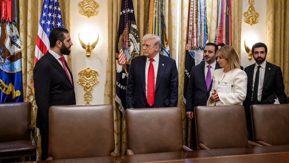 Ahmed Sharaa-Trump Bahas Stabilisasi dan Rekonstruksi Suriah