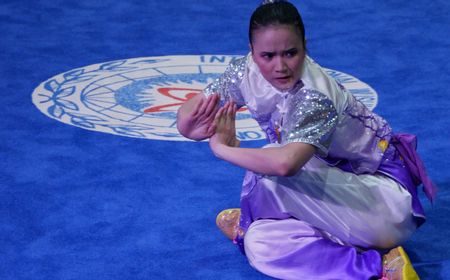 Nandira Mauriskha Boyong Emas Wushu Kedua untuk DKI Jakarta