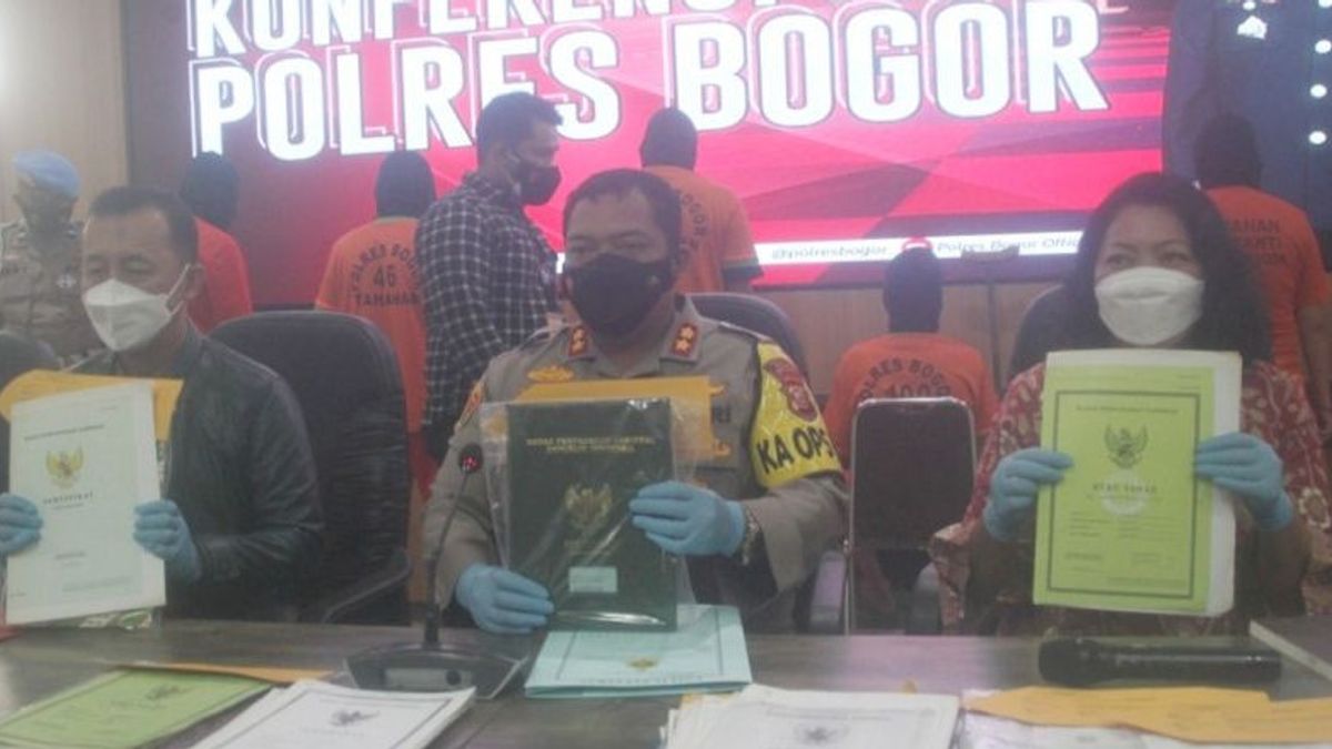 Enam Penjual Tanah Aset Pemerintah dengan Surat Palsu Ditangkap Polres Bogor