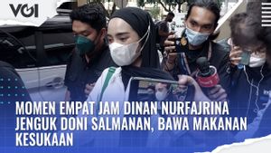 VIDEO: Datangi Bareskirm, Dinan Nurfajrina Jenguk Doni Salmanan