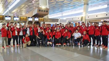 Kemenpora Departs Indonesian Team To IWAS World Games To Prepare For The 2024 Paris Paralympics