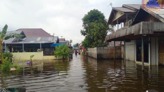 Inondations Dans La Régence De Banjar Kalsel, 582 Maisons Submergées