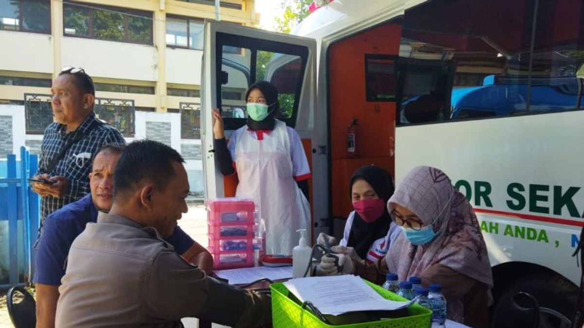 Sambut Hari Anti Narkotika Internasional, BNNK Solok Adakan Donor Darah