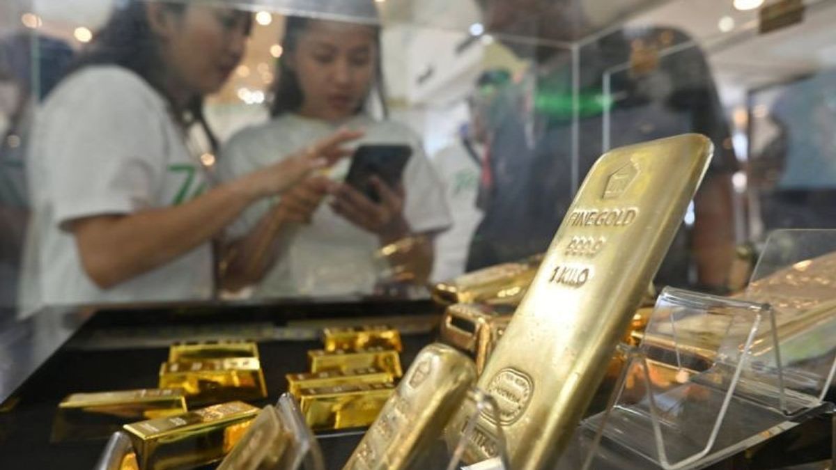 Dimanche matin, le prix de l'or UBS-Antam-Galeri24 à Pegadaian a augmenté