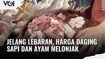 VIDEO: Jelang Lebaran, Harga Daging Sapi dan Ayam Melonjak
