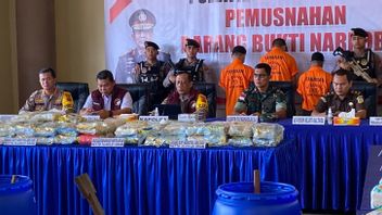 Polda Kaltara Musnahkan 74,9 Kilogram Sabu