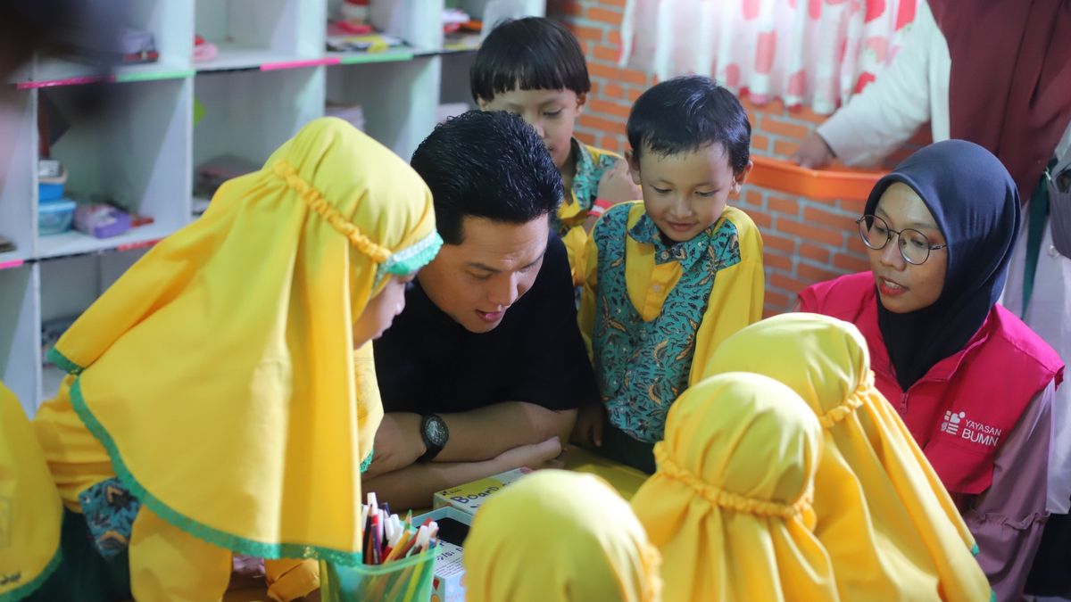 Pesan Erick Thohir ke Yayasan BUMN: Bantu Atasi Permasalahan Stunting