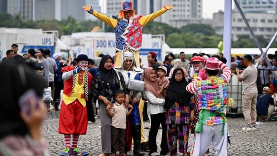 Rp500 Thousand Shopping Coupon Was Attacked by Residents at Monas, There Was Free Food 