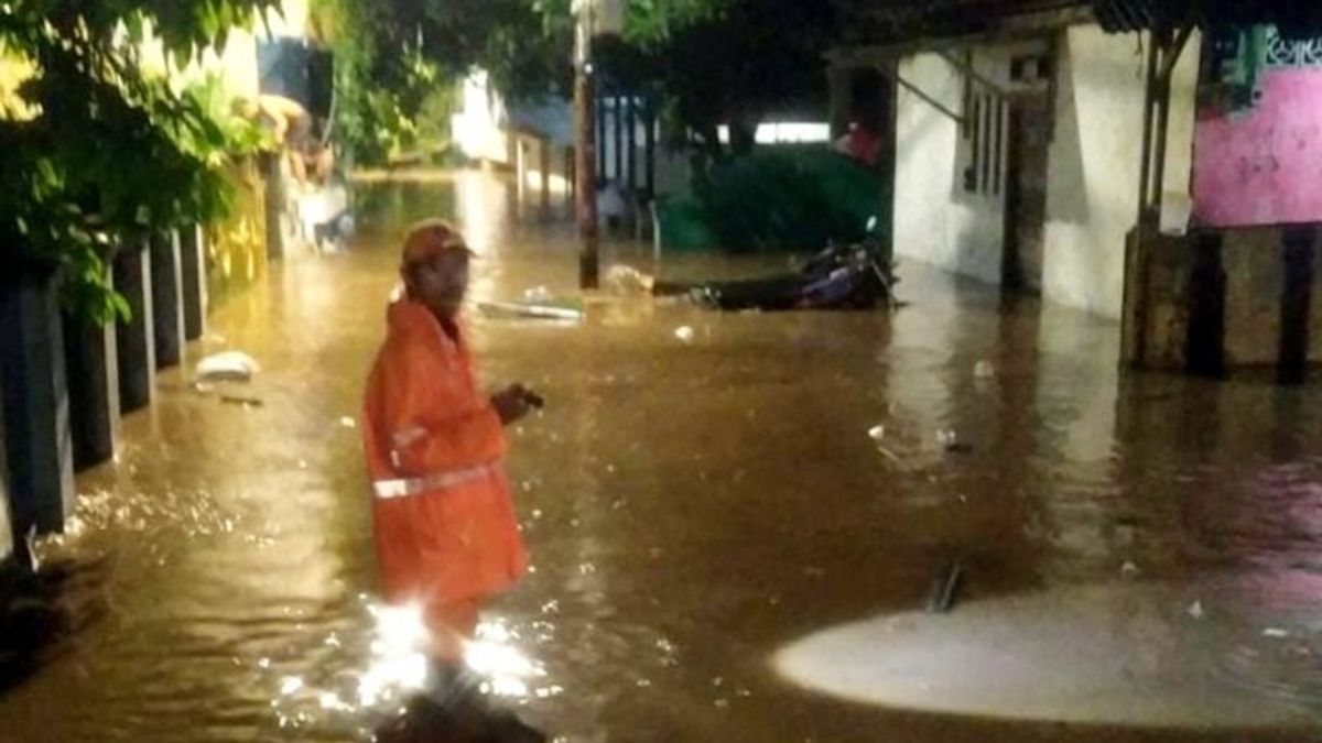 雅加达Meluas的洪水区,RT Tergenang Bertambah Jadi 47
