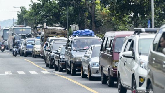 ホームカミングフロー2022:西JavaのDishubは旅行者に12の行き詰まったサブスクリプションエリアに注意するよう求めている